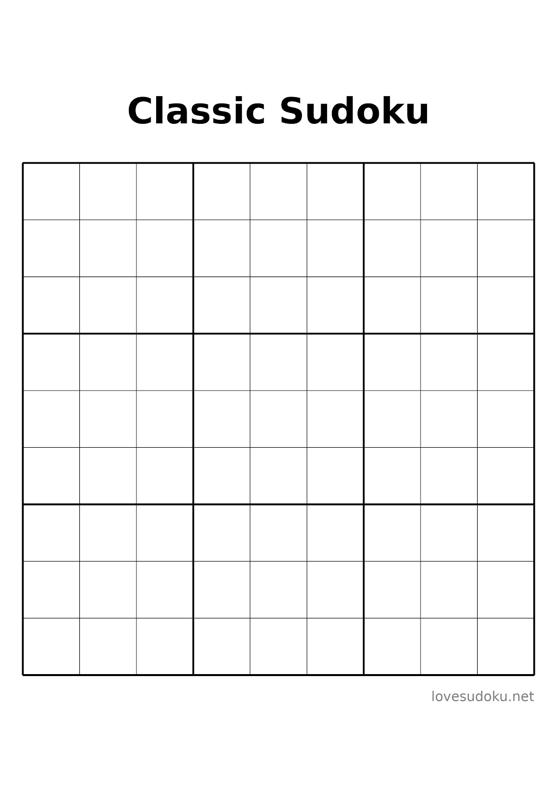free sudoku medium